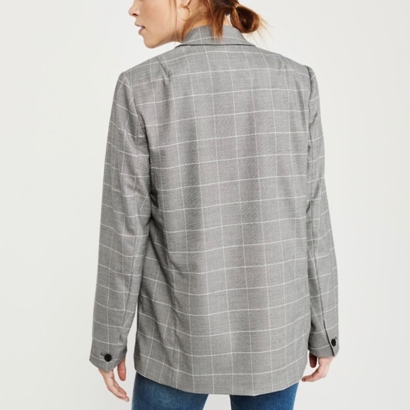 Abercrombie & Fitch Plaid Blazer - Picture 3 of 9